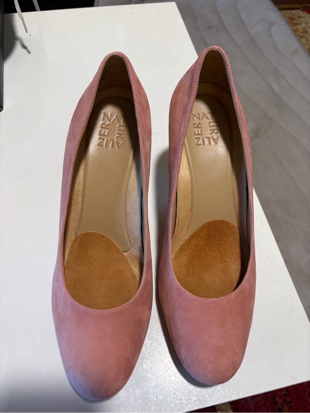 Naturalizer Women's Suede Rose Pink Pumps